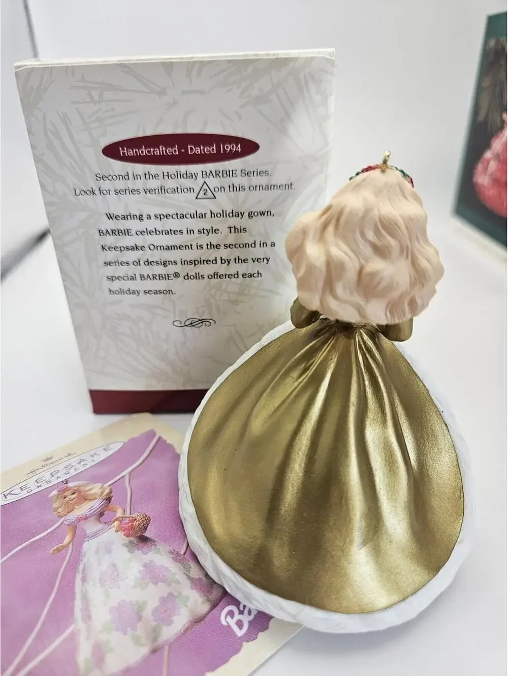 Hallmark Ornaments Madame Alexander Meg Springtime Barbie Holiday Barbies Lot 4